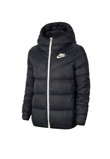 Nike Sportswear Giacca di mezza stagione  nero / bianco