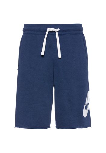 Nike Sportswear Pantaloni sportivi 'Club Alumini'  petrolio / bianco