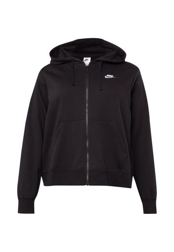 Nike Sportswear Giacca di felpa  nero / bianco