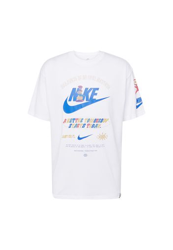 Nike Sportswear Maglietta  blu / senape / rosso chiaro / bianco