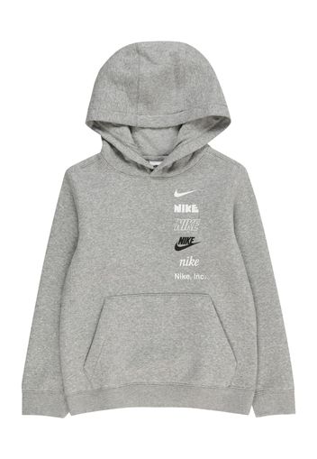 Nike Sportswear Felpa  grigio sfumato / nero / bianco