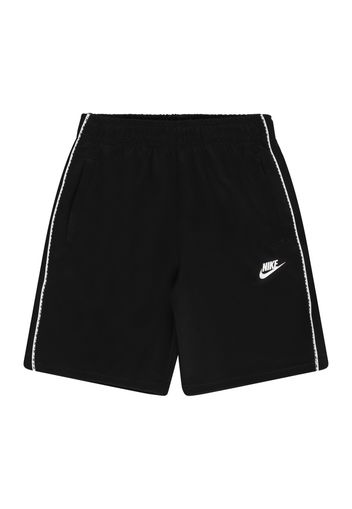 Nike Sportswear Pantaloni 'Repeat'  nero / bianco