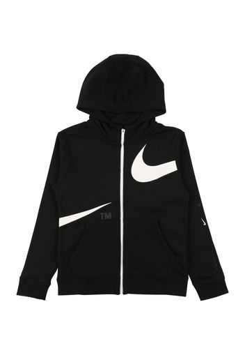 Nike Sportswear Giacca di felpa  nero / bianco