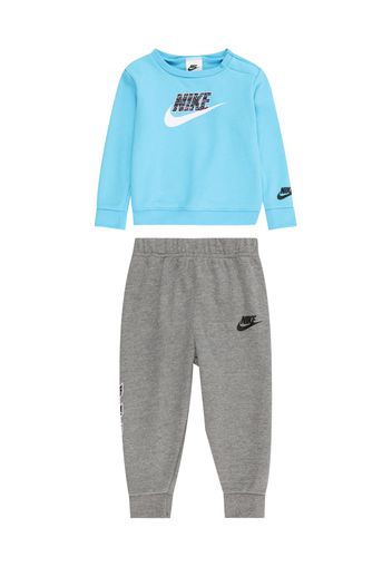 Nike Sportswear Tuta da jogging  blu cielo / grigio sfumato / nero / bianco