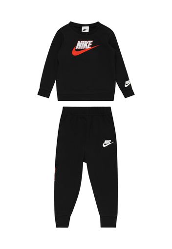 Nike Sportswear Tuta da jogging  rosso / nero / bianco