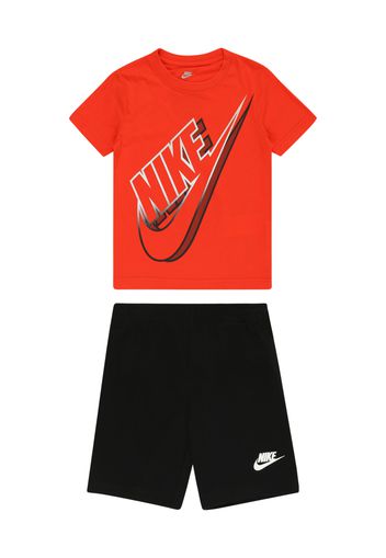 Nike Sportswear Set  rosso fuoco / nero / bianco