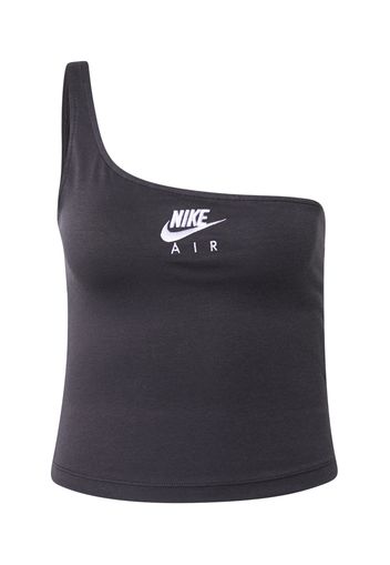 Nike Sportswear Top  grigio scuro / bianco