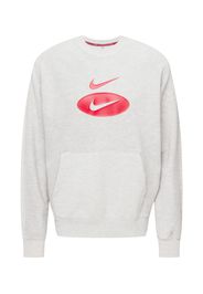 Nike Sportswear Felpa  grigio sfumato / rosso