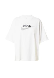 Nike Sportswear Maglietta  bianco / nero / grigio sfumato