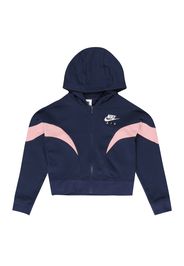 Nike Sportswear Giacca di felpa  navy / rosa / bianco