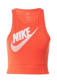 Nike Sportswear Top  rosso arancione / bianco