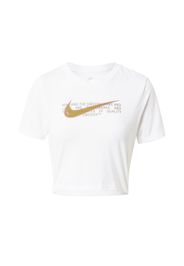 Nike Sportswear Maglietta  oro / bianco