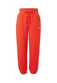 Nike Sportswear Pantaloni  rosso acceso / bianco