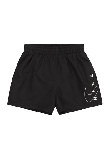 Nike Swim Abbigliamento da mare sportivo  nero / bianco