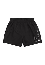 Nike Swim Abbigliamento da mare sportivo  nero / bianco