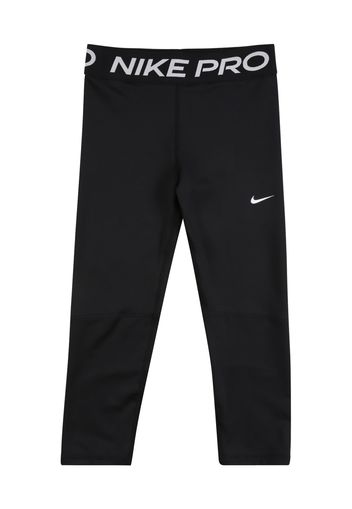 NIKE Pantaloni sportivi  nero / bianco