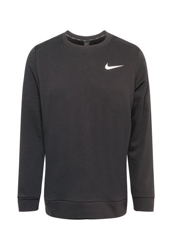 NIKE Felpa sportiva  nero / bianco