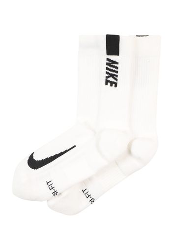 NIKE Calzino sportivo 'Multiplier'  bianco