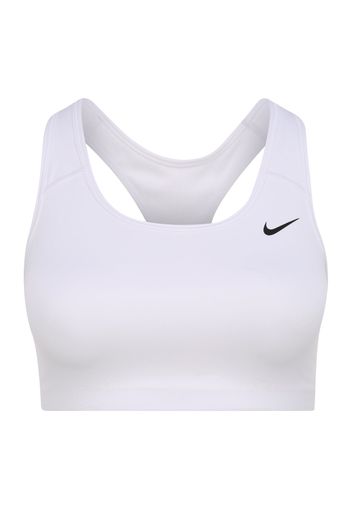 NIKE Reggiseno sportivo 'NIKE MED NON PAD BRA'  bianco / nero