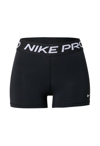 NIKE Pantaloni sportivi  nero / bianco