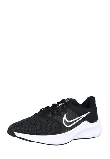 NIKE Scarpa da corsa 'Downshifter 11'  nero / bianco