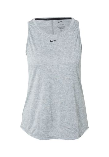 NIKE Top sportivo  grigio sfumato / nero