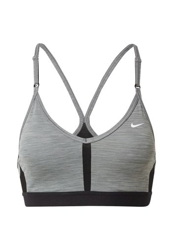 NIKE Reggiseno sportivo 'Indy'  grigio scuro / nero