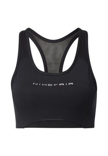 NIKE Reggiseno sportivo  nero / bianco