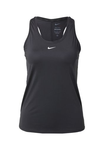 NIKE Top sportivo  nero / bianco