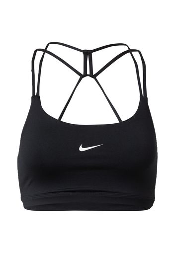 NIKE Reggiseno sportivo 'Indy'  nero / bianco