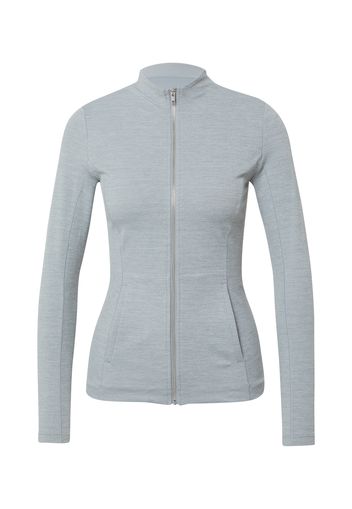 NIKE Giacca di felpa sportiva  grigio sfumato / bianco