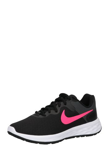 NIKE Scarpa da corsa 'Revolution 6'  nero / rosa