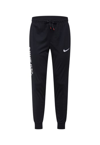 NIKE Pantaloni sportivi  nero / bianco