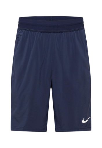 NIKE Pantaloni sportivi  navy / bianco