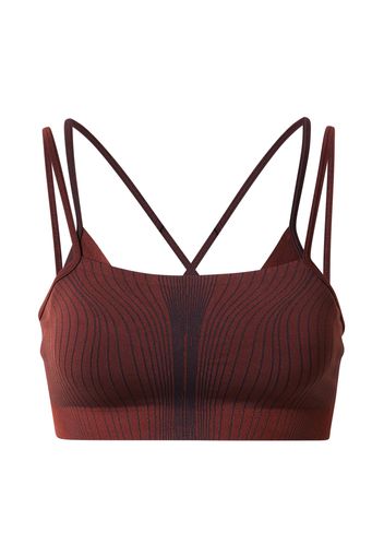 NIKE Reggiseno sportivo 'INDY'  cioccolato / blu notte