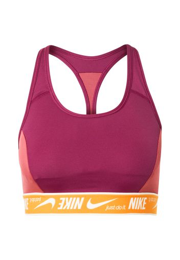 NIKE Reggiseno sportivo  rosso / arancione / bianco