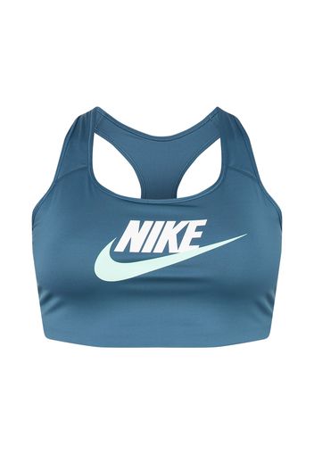 NIKE Reggiseno sportivo  smeraldo / bianco / blu chiaro