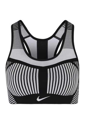 NIKE Reggiseno sportivo  grigio / nero