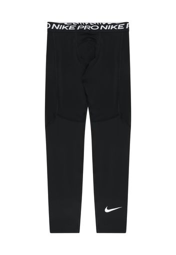 NIKE Pantaloni sportivi  nero / bianco