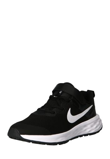 NIKE Scarpa sportiva 'Revolution 6'  nero / bianco