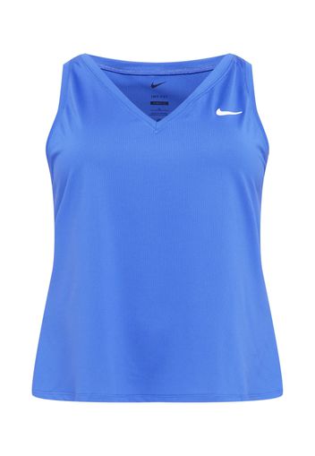 NIKE Top sportivo 'Victory'  blu / bianco