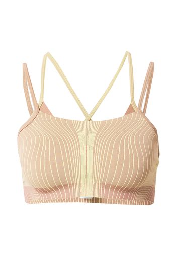 NIKE Reggiseno sportivo 'INDY'  rosa / limone