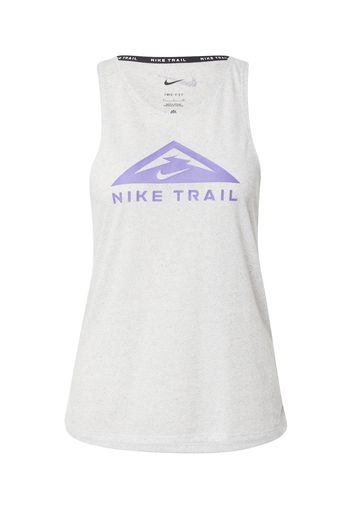 NIKE Top sportivo 'TRAIL'  grigio chiaro / lilla