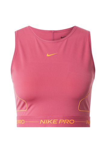 NIKE Top sportivo  magenta / arancione