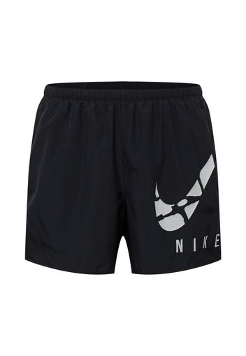 NIKE Pantaloni sportivi  nero / bianco