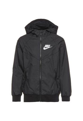 NIKE Giacca di mezza stagione  nero / bianco