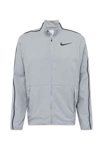 NIKE Giacca di felpa sportiva  grigio / nero