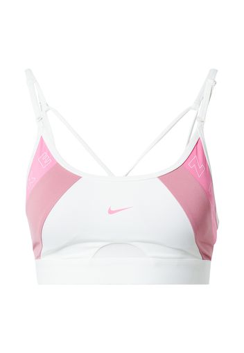 NIKE Reggiseno sportivo  crema / fucsia / bacca