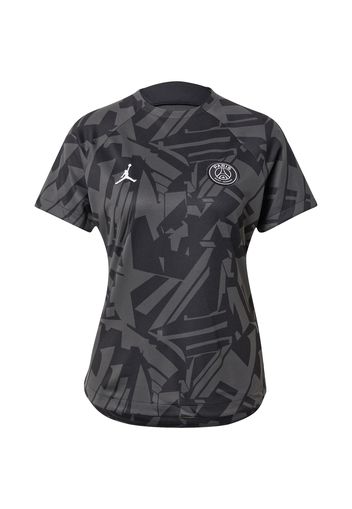 NIKE Maglia funzionale  nero / grigio scuro / bianco