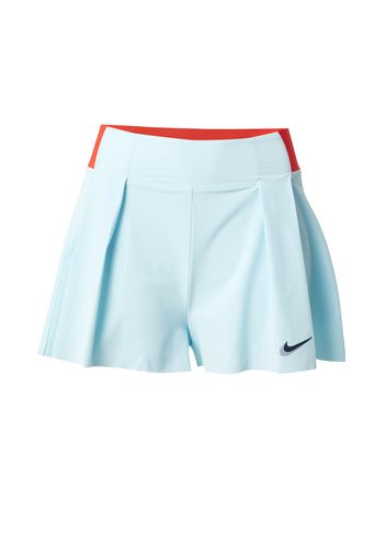 NIKE Pantaloni sportivi  blu chiaro / nero / arancione / argento